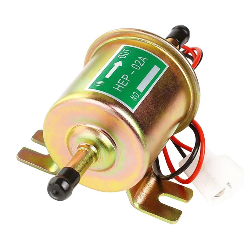 KAKO Electric Fuel Pump 12V Universal Low Pressure Gasoline Diesel Transfer Fuel Pump 2.5-4psi HEP-02A for Lawn Mower Carburetor - Image 2